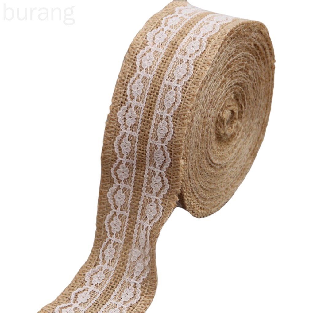 Cuộn vải ren trang trí giáng sinh 100 x 5cm chất lượng cao