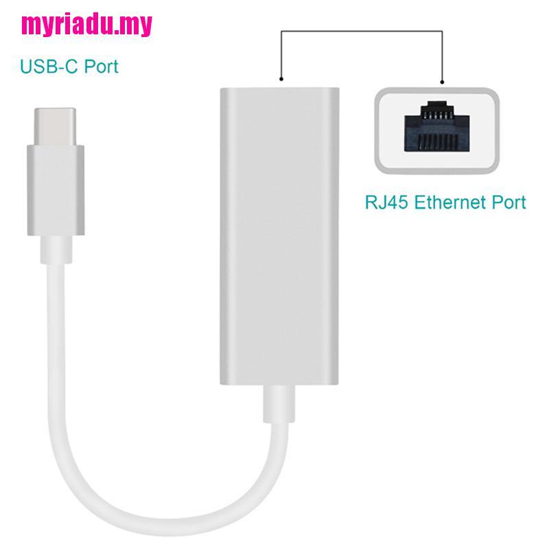 Bộ Chuyển Đổi Thẻ Mạng Ethernet Rj45 Type C USB C Lan Cho Laptop | WebRaoVat - webraovat.net.vn