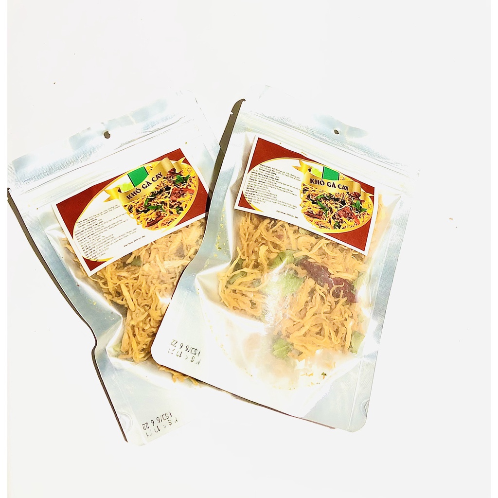 Khô gà lá chanh gói lớn 150g đồ ăn vặt Việt Nam