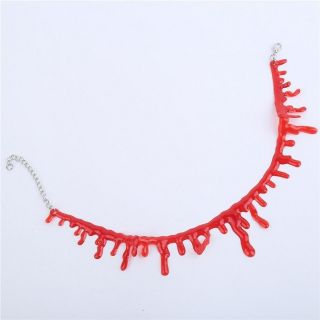 Chocker máu. Hoá trang Halloween