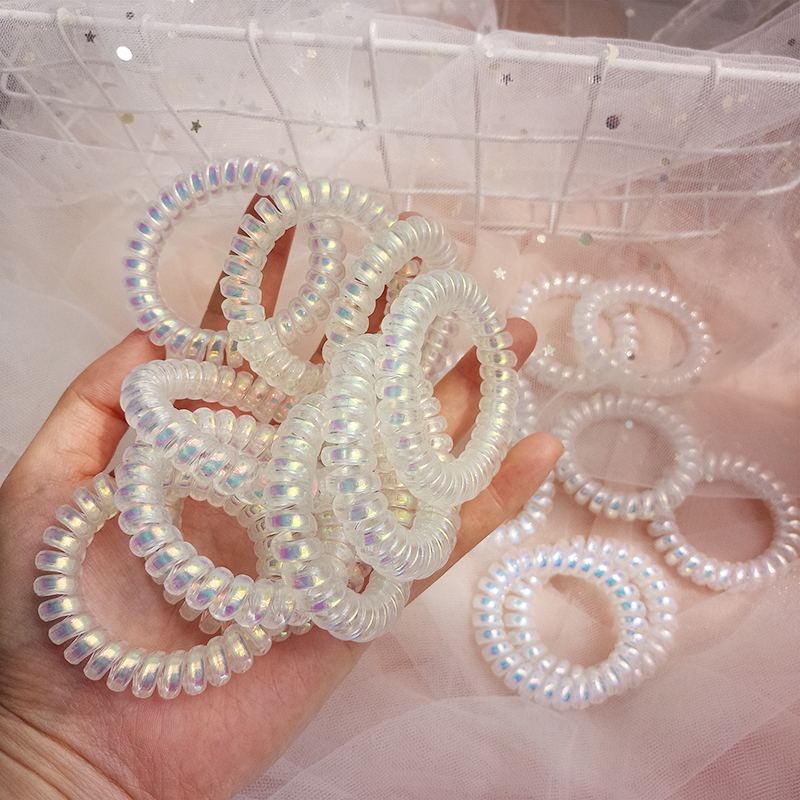 Women's thin colored elastic plastic rubber rubber hair accessories headband