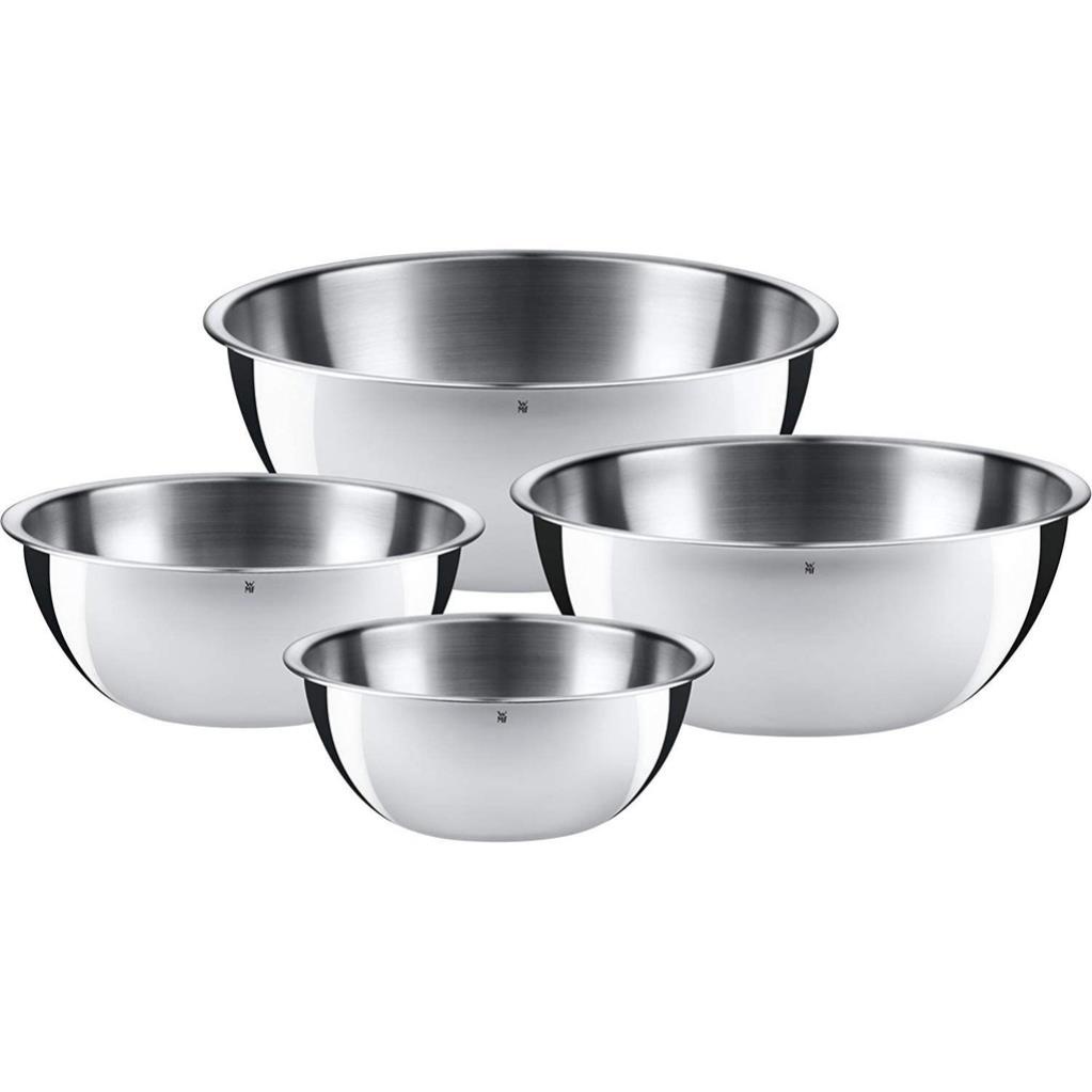 SET 04 Âu trộn thực phẩm, tô đựng  INOX Cao Cấp WMF GOURMET Chính Hãng