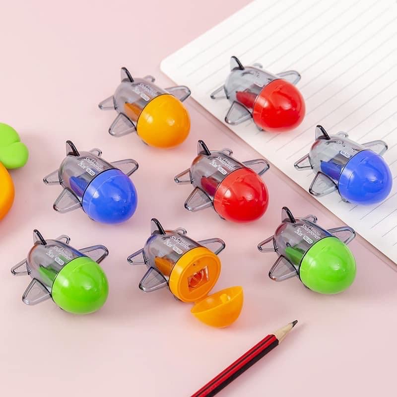 Gọt Bút Chì Hình Máy Bay Stacom nhiều màu cho bé