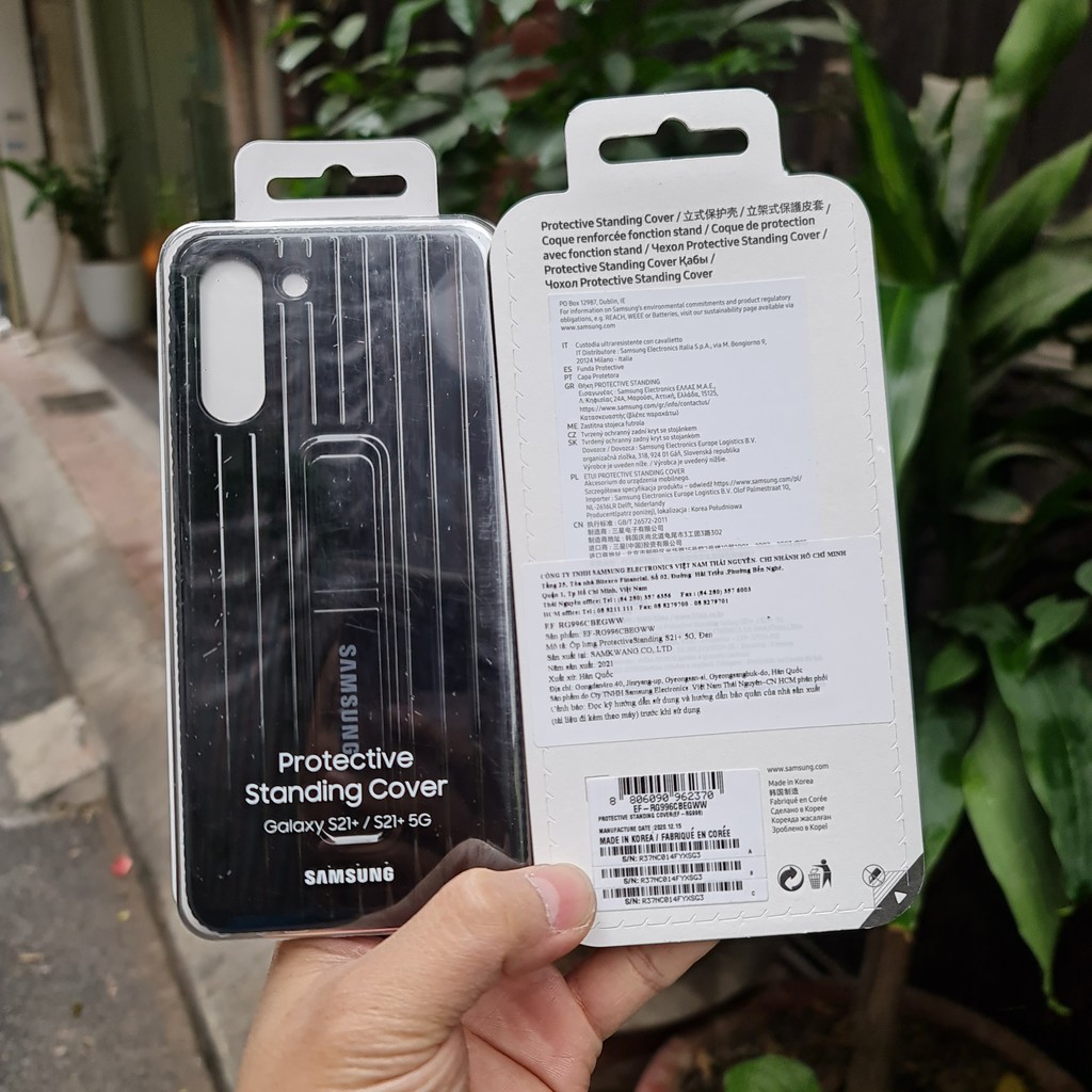 Ốp lưng chống sốc Protective Standing Cover Samsung Galaxy S21 Plus 5G chính hãng Fullbox | BigBuy360 - bigbuy360.vn