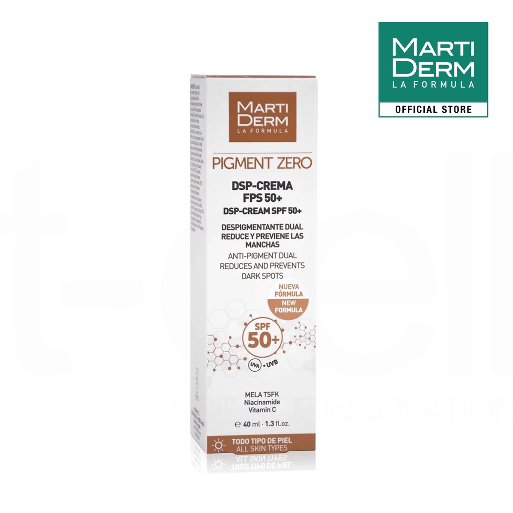 Kem Chống Nắng Làm Sáng Da, Mờ Sắc Tố - MartiDerm Pigment Zero DSP FPS50+ Cream (40ml)