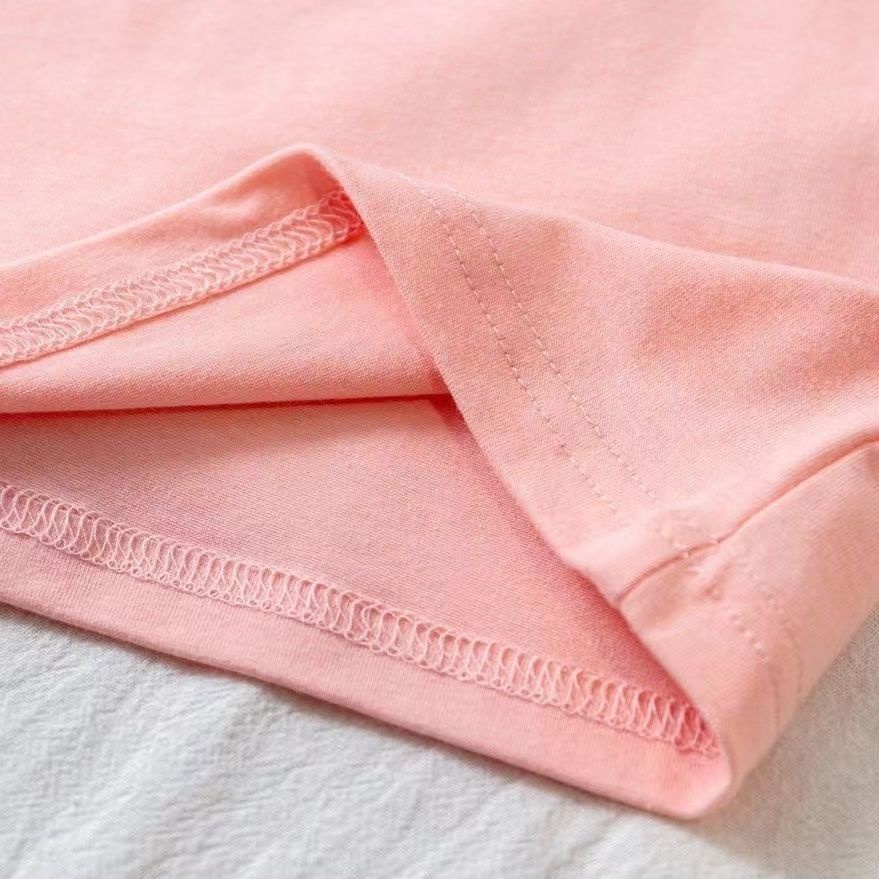 Set Áo Hai Dây In Chữ + Quần Short Thời Trang Hè Hàn Quốc Mới 2023 Cho Bé Gái