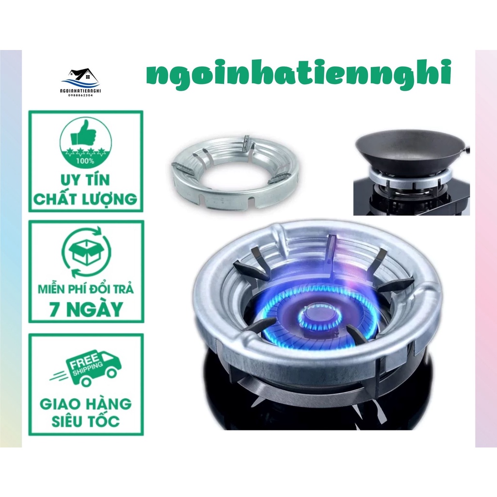 Kiềng chắn gió bếp gas lắp các loại bếp chống toả nhiệt tiết kiệm gas tối đa