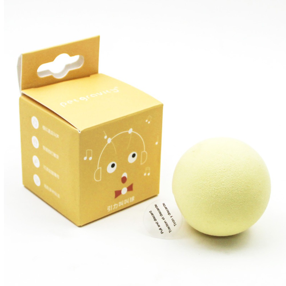 Đồ chơi quả bóng lăn tự động thú vị cho mèo cưng