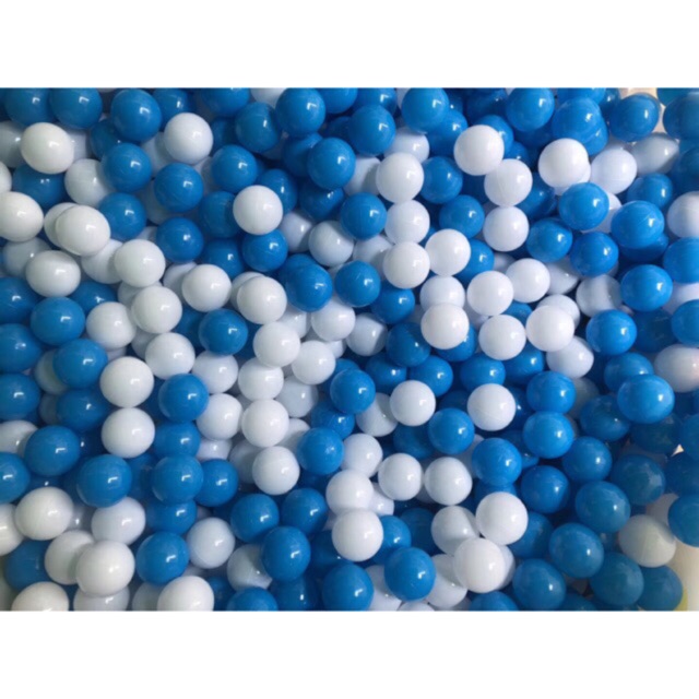 Bóng Nhựa Cao Cấp Xanh Trắng 7cm không mùi