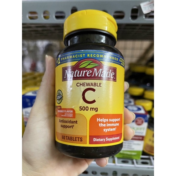 kẹo vitamin c 500 mg kirkland c500mg kirkland