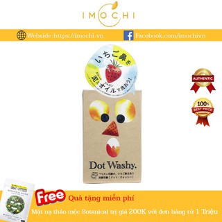 Mụn đầu đen ở mũi, má - xà phòng pelican dot washy soap nhật bản 75g