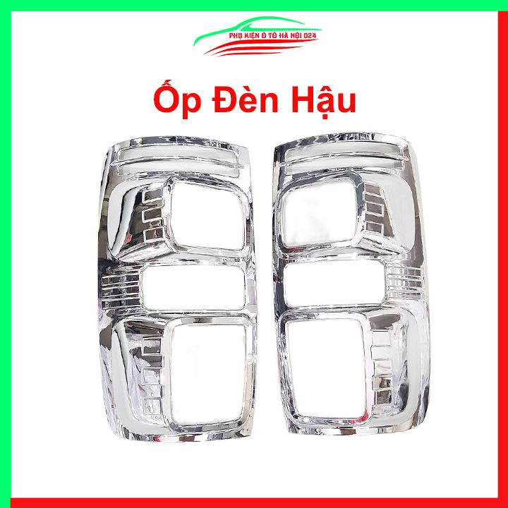 Ốp viền đèn pha hậu mạ crom Colorado chống trầy trang trí bảo vệ xe