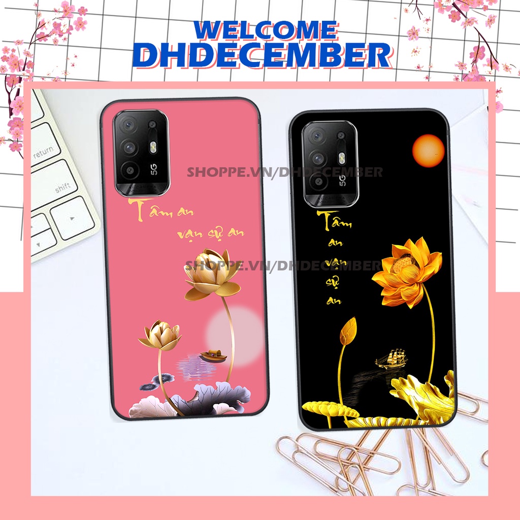 Ốp lưng Oppo A94 5G in hình thư pháp tâm an vạn sự an ,mã đáo thành công SIÊU CHẤT