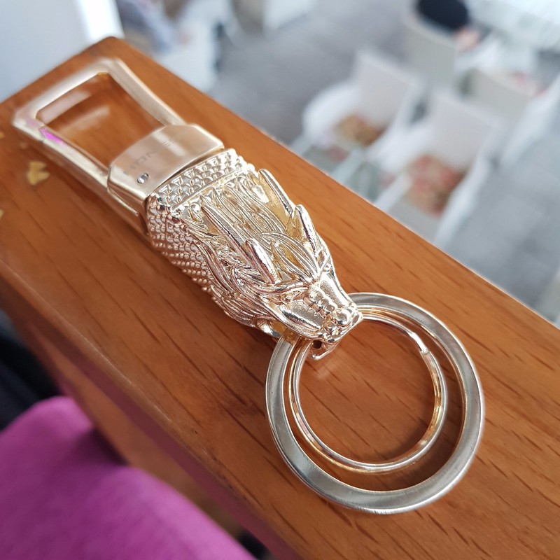 Móc Khoá Đầu Rồng Phong Thủy Honest