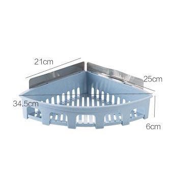 Kệ góc để đồ nhà tắm chuyên dụng 1 cái 25x25x6cm - Màu ngẫu nhiên