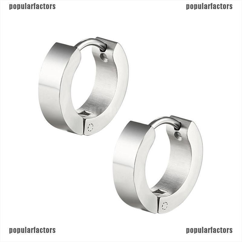 Khuyên Tai Nụ Nụ Nụ Bằng Thép Không Gỉ Phong Cách Punk Cho Nam Nữ