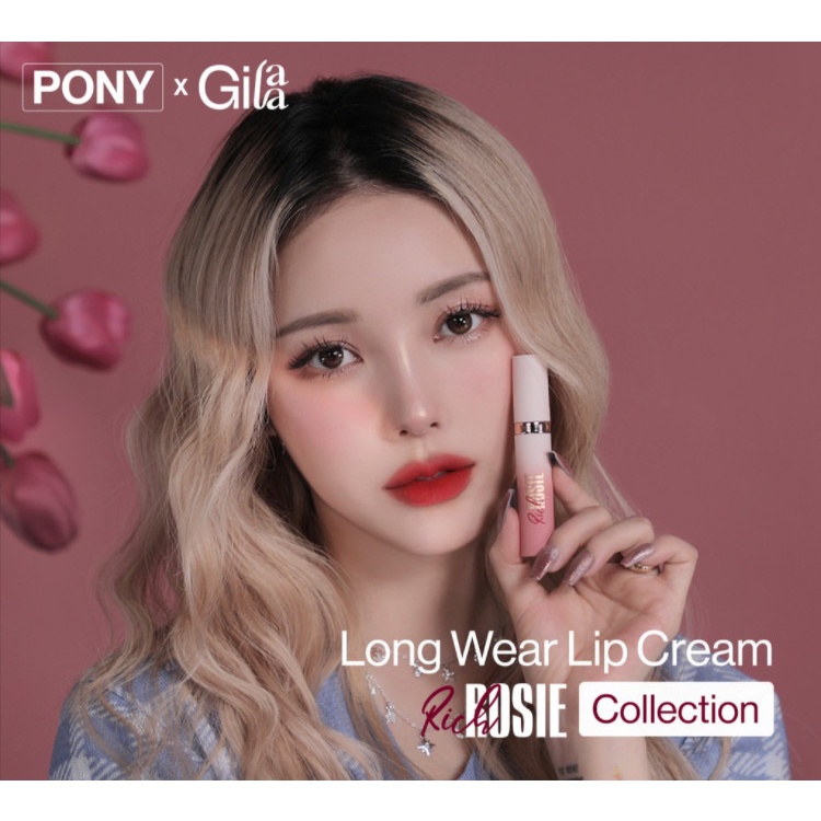 [TẶNG MẶT NẠ NHẬT BẢN] Son kem lì Gilaa long wear lip cream 2 rich rosie - version 2