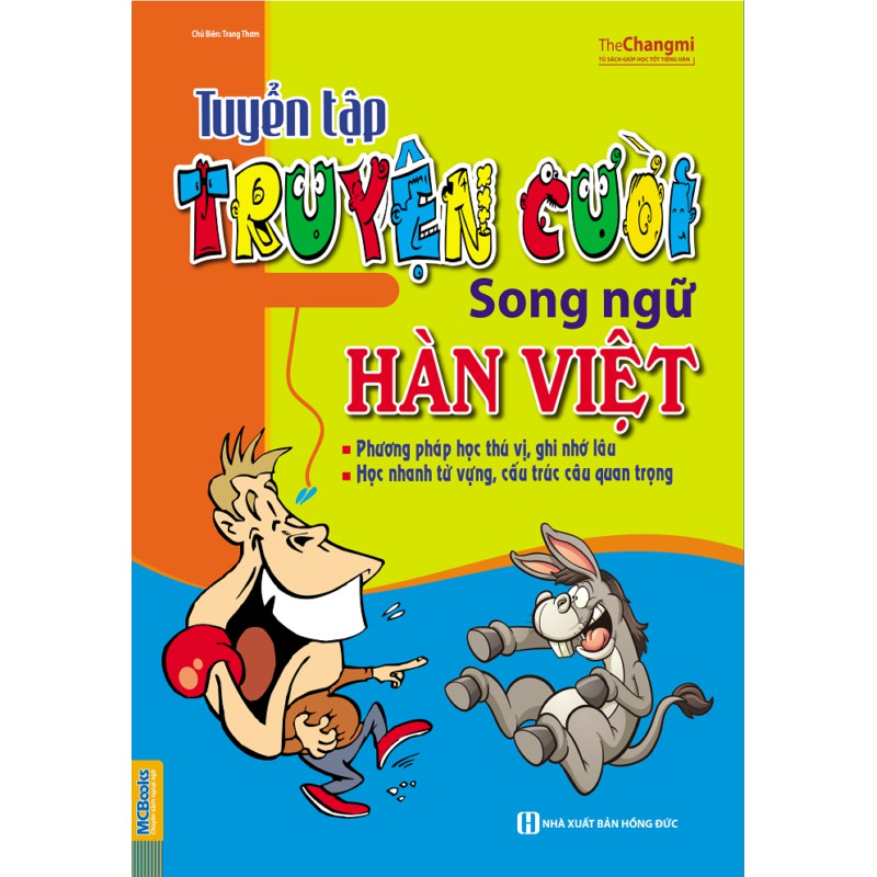 Sách - Tuyển tập truyện cười song ngữ Hàn Việt (Tặng Bookmark)