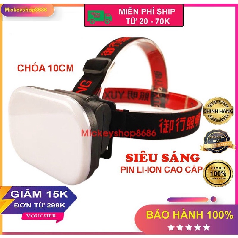 Đèn pin đội đầu YUXING 8168LED 1siêu sáng chiếu xa chống nước ánh sáng trăng