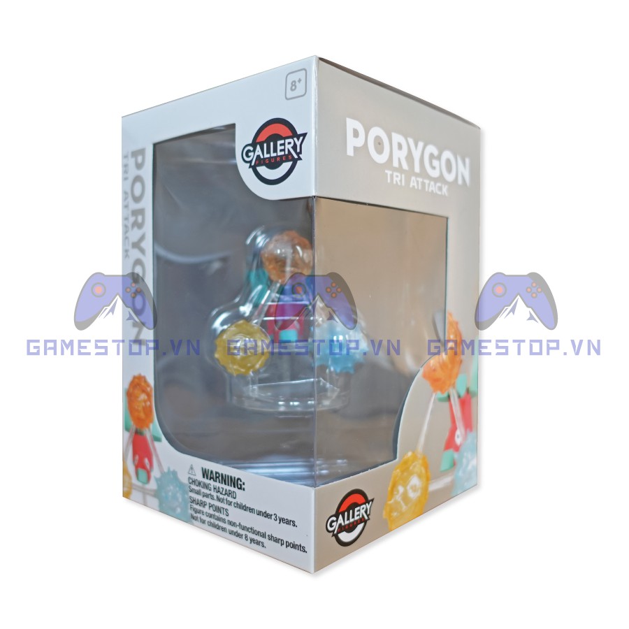 Mô hình Pokemon Porygon 7CM Tri Attack Gallery nhựa resin chính hãng tại Mỹ Pokemoncenter GAL10