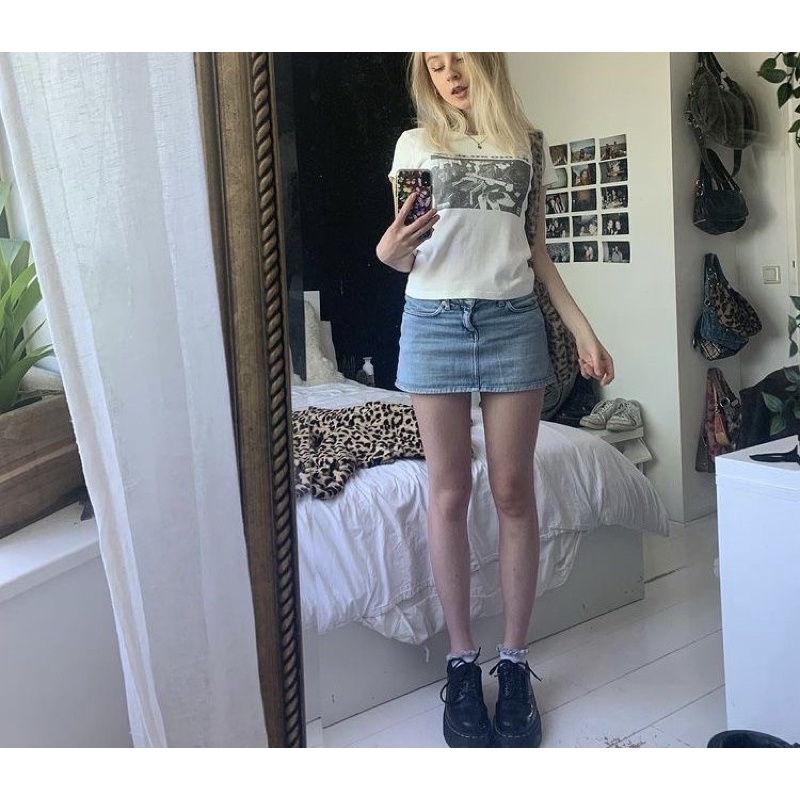 Brandy Melville Hailie Radio Silence Baby Top