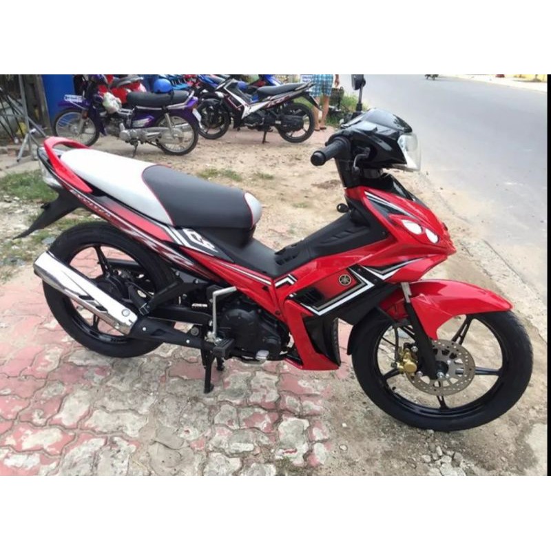 bộ nhựa dàn áo xe Exciter 2010 màu đỏ RC  zin yamaha