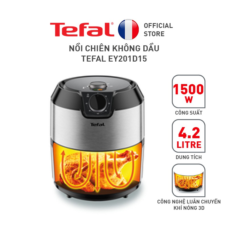 Nồi chiên không dầu Tefal EY201D15✅ Bảo Hành Chính Hãng 02 Năm