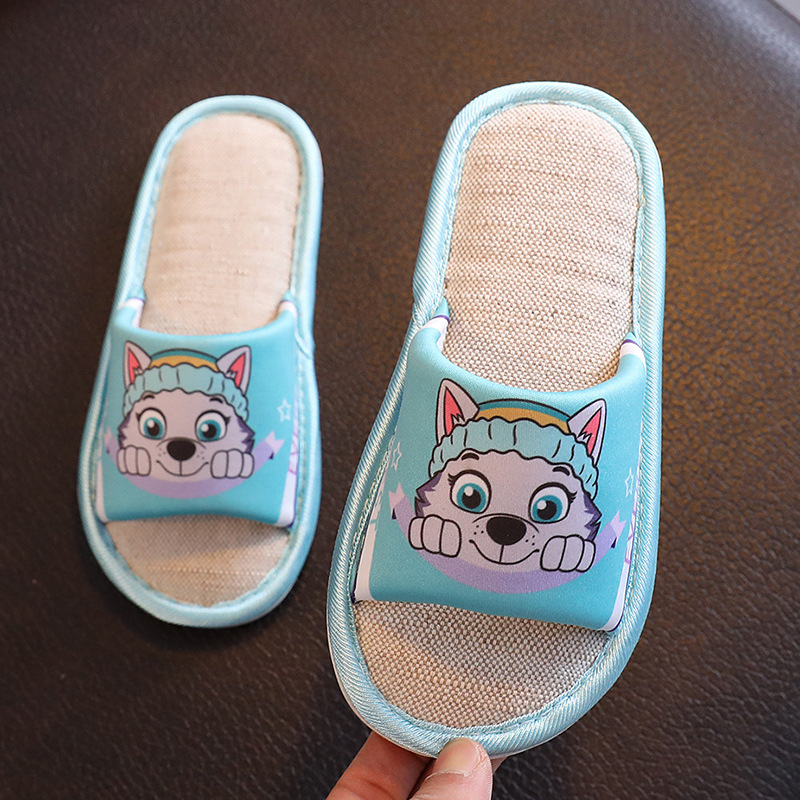 Dép đi trong nhà Paw Patrol vải lông cotton mềm chống trượt đáng yêu dành cho trẻ em