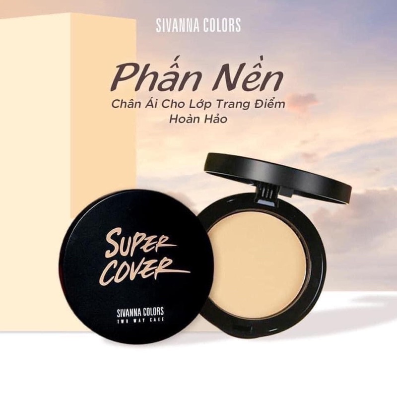 Phấn Nén Super Cover Sivanna Colors Nội Địa Thái ❤️‍