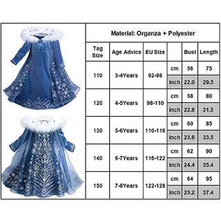 Trang phục công chúa Elsa cho bé gái