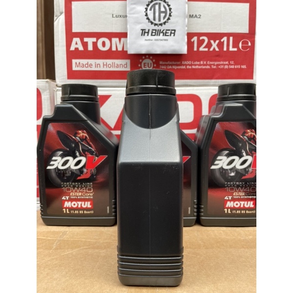 Motul 300V 10w40 nhớt tổng hợp Ester nhập khẩu Pháp 3 lớp