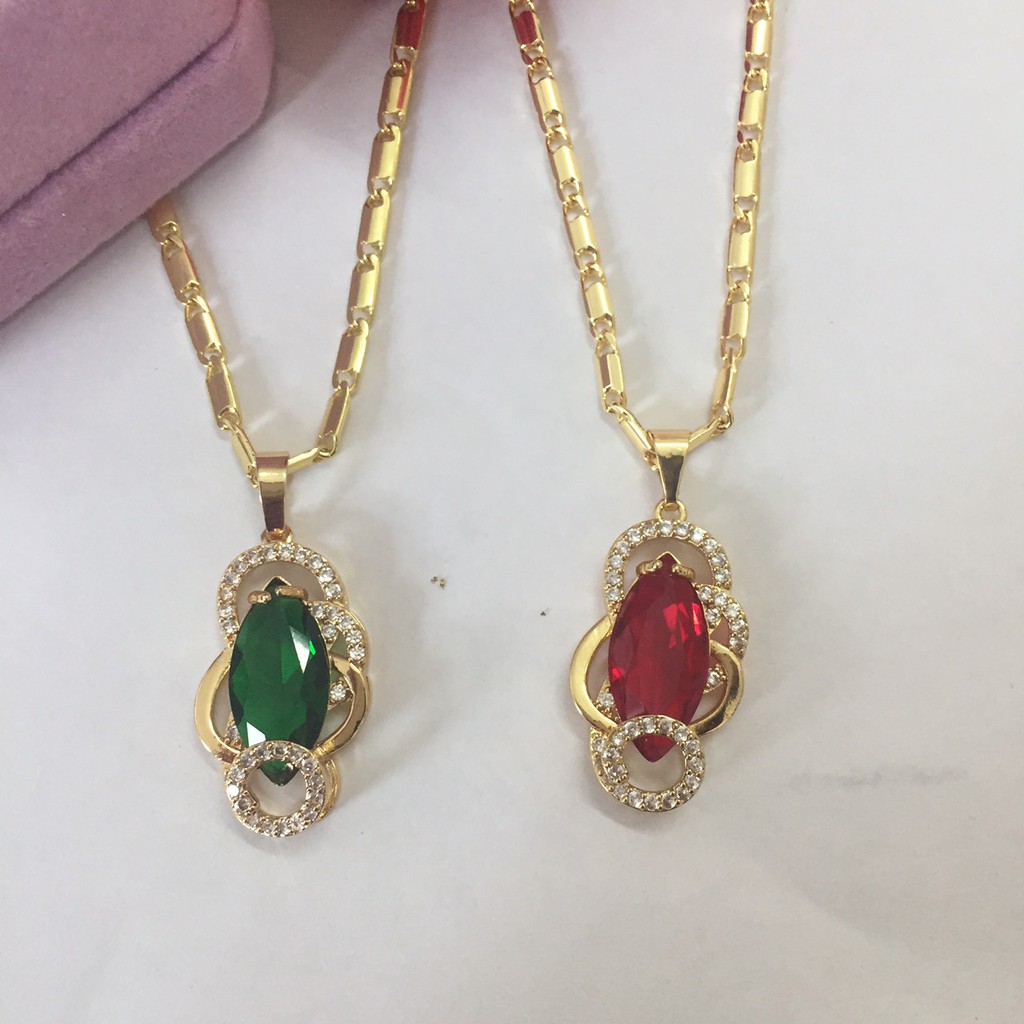 Dây Chuyền Nữ Đá V750 V751 NaMoo Jewelry