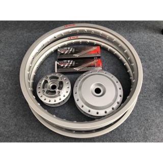 trọn bộ  niềng rcb  đùm  vario click  vision  và căm osaki