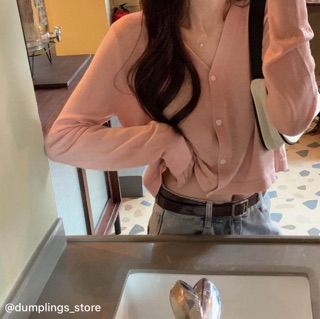 Áo cardigan croptop 5 màu