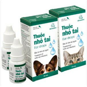 Thuốc nhỏ tai VEMEDIM điều trị viêm tai ngoài trên chó mèo (10ml)