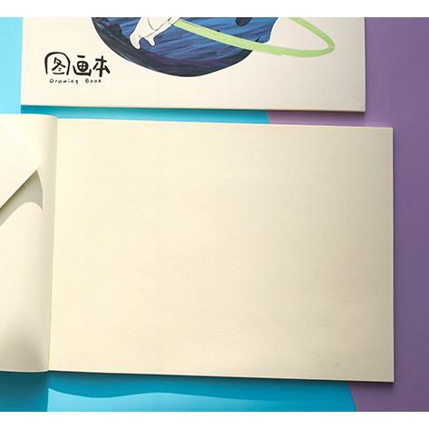 Sổ vẽ khổ A4, chất giấy canson phù hợp cho mọi loại màu UPAI 0252