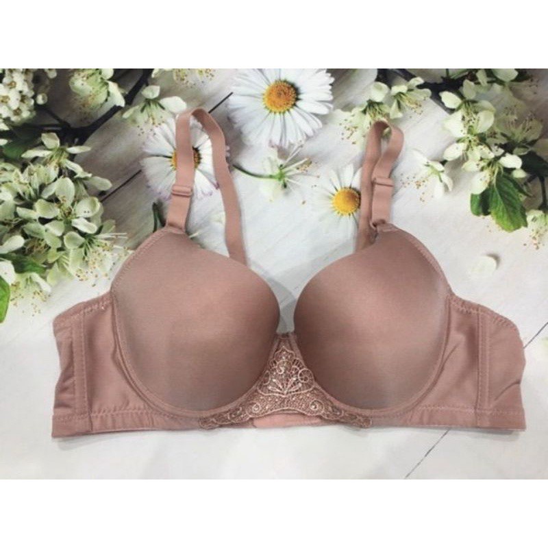 Áo Ngực Ép Mút Mỏng Có Gọng Quả To 311 Trơn Lót Nữ
