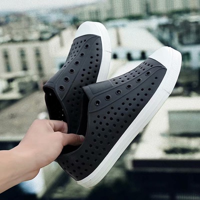 Giày nhựa xâu lỗ nhỏ Đi mưa native cho nữ và nam siêu nhẹ thời thượng NA07,