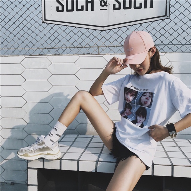 [HÌNH THẬT] Áo thun nữ cotton cổ tròn ngắn tay siêu chất | BigBuy360 - bigbuy360.vn