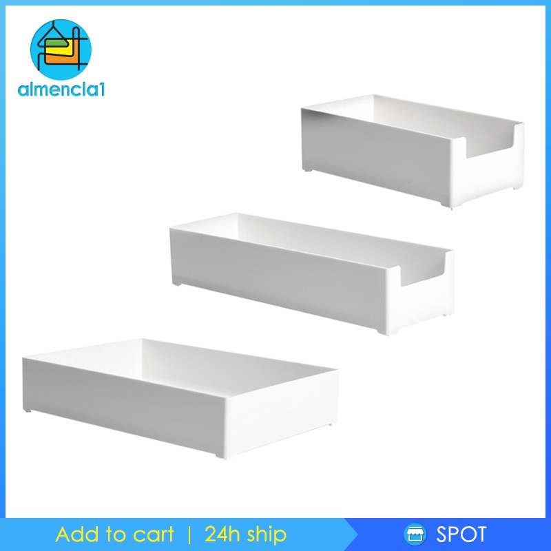 Khay đựng ngăn kéo màu trắng 30x20x6cm