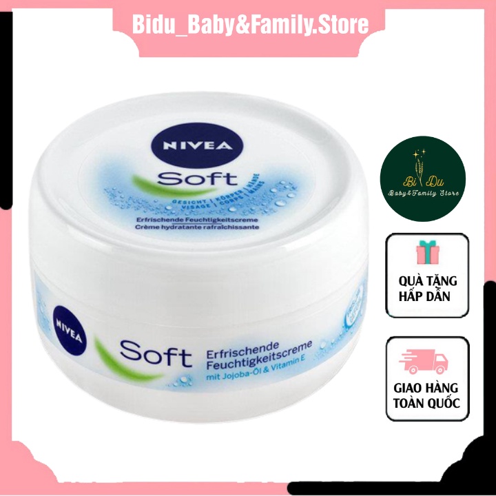 🔥Chữ Đức Xịn🔥Kem Dưỡng Da Nivea Soft 200ml Bidu_Store_Hn