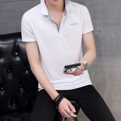 Áo phông nam có cổ ngắn tay thời trang hàn quốc trẻ trung đẹp | BigBuy360 - bigbuy360.vn