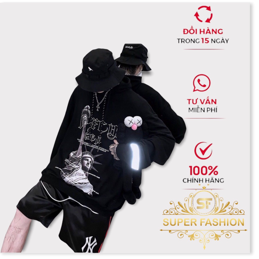 ÁO HOODIE NAM NỮ UNISEX DẠ QUANG PHÁT SÁNG CỔ TAY CỰC HOT [SUPER FASHION]