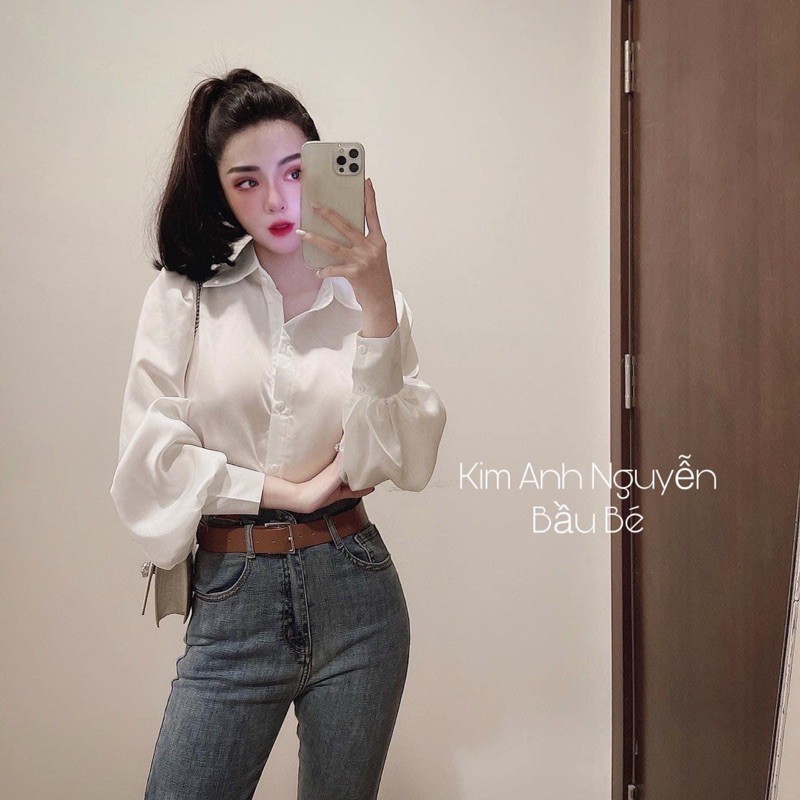 BÁN SỈ ÁO SƠ MI LỤA TRẮNG CHO NỮ | BigBuy360 - bigbuy360.vn