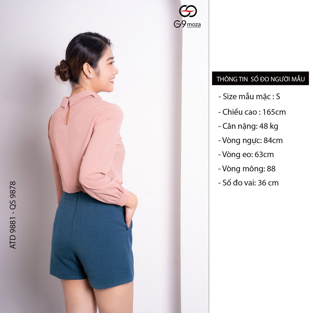 Áo tay dài 9881 G9moza với chất liệu Cát tạo phong cách Đi chơi, công sở Trẻ trung, phong cách
