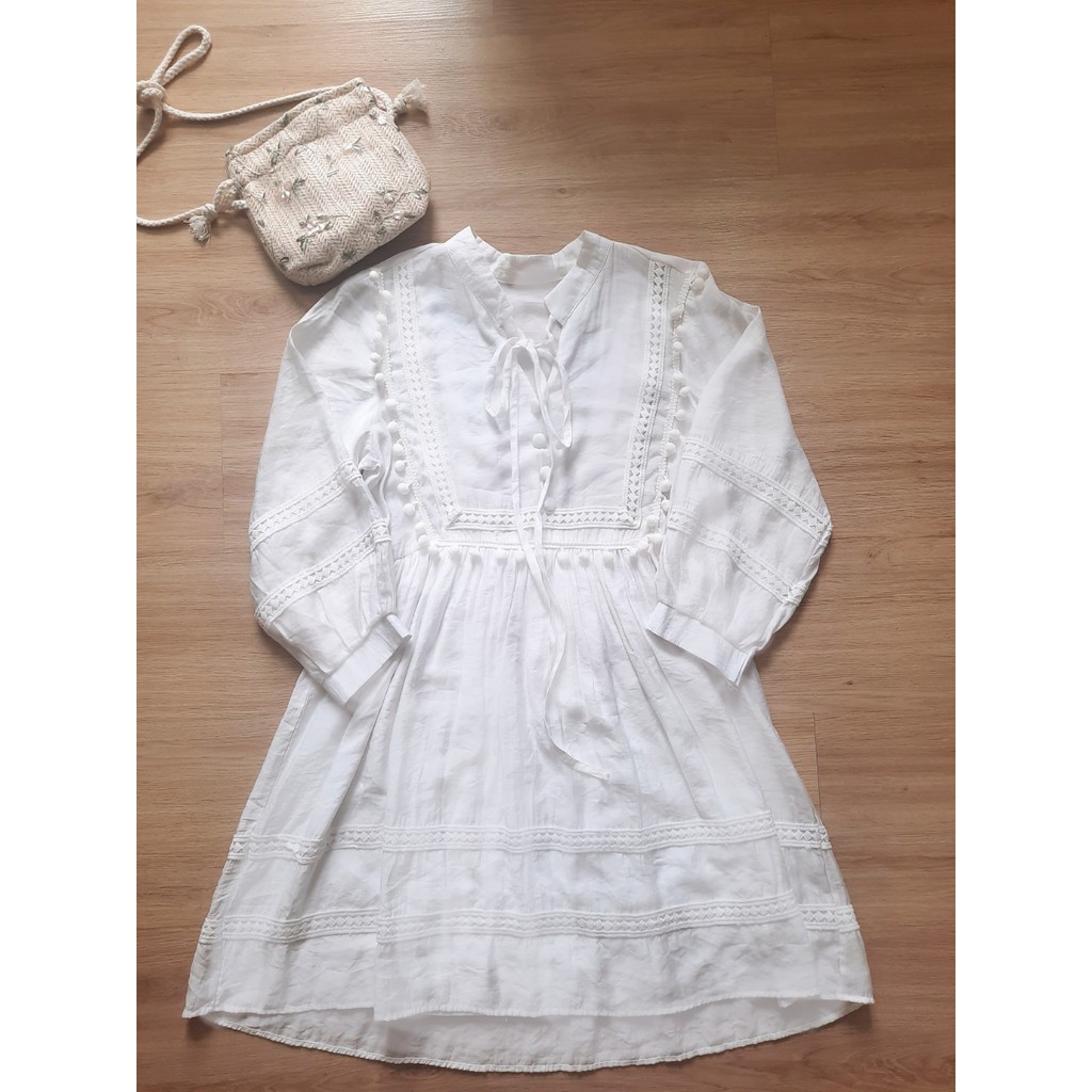 Váy Babydoll trắng [THANH LÝ]