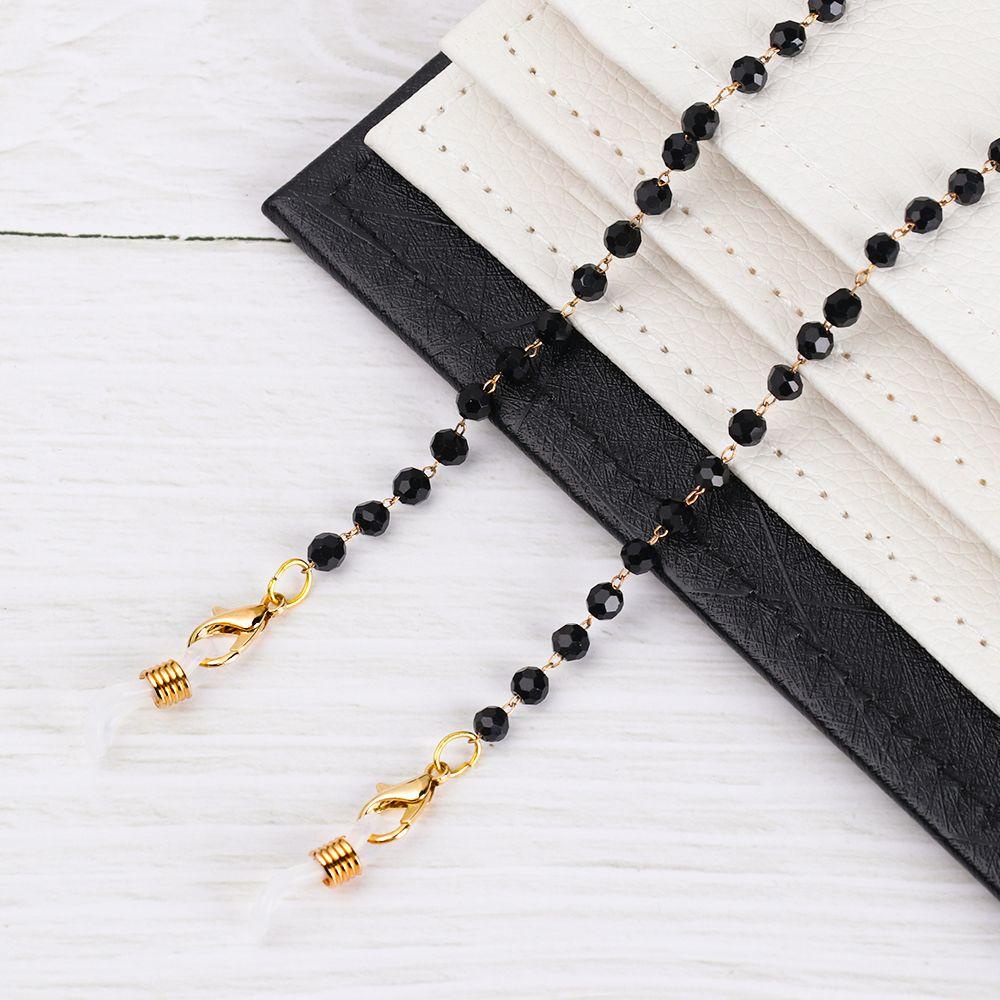 Vòng cổ Mặt Acrylic Hình Mắt Kính|Dây Đeo Kính Mát Bằng Kim Loại Giá Đỡ