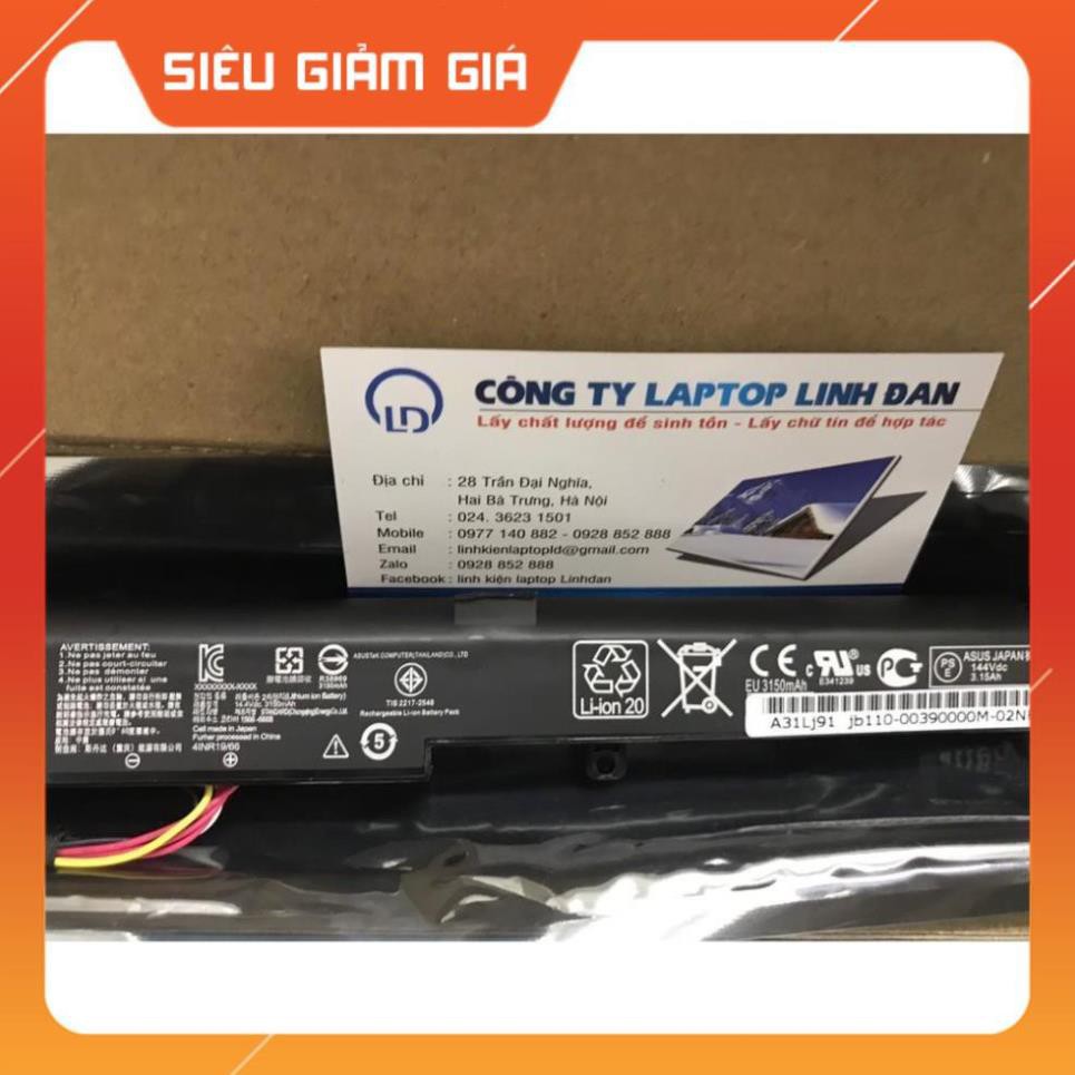 ⚡️[Pin zin] Pin 48Wh Asus GL753V GL553VW GL553VE A41N1611 Battery