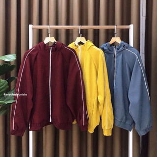 [Hot Trend] ÁO KHOÁC GIÓ NỮ VIỀN SỌC CÁ TÍNH