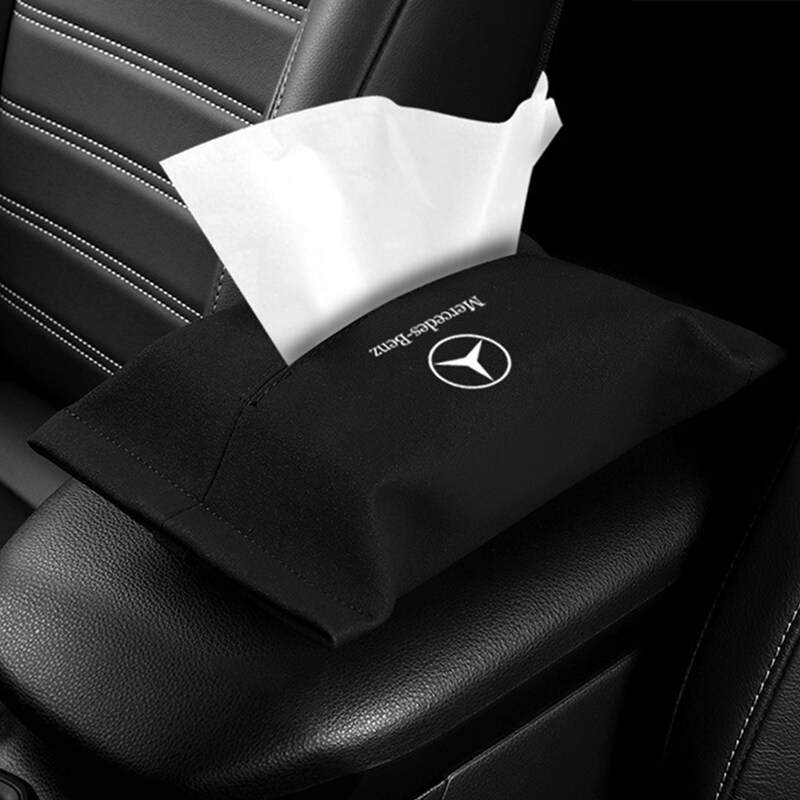 1 hộp đựng khăn giấy treo hộp tỳ tay cho Mercedes Benz W203 W204 W212 W123 W124 W124 W168 W176 CLK CLS GLA GLC